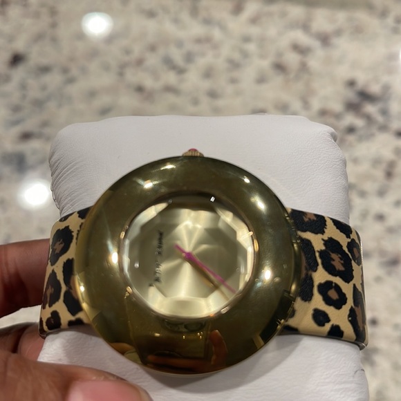Betsey Johnson Leopard Strap Watch - Picture 8 of 12